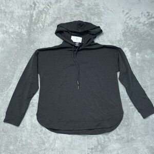 Max & Mia Women's S Hoodie Heather Charcoal Modal Blend H0220